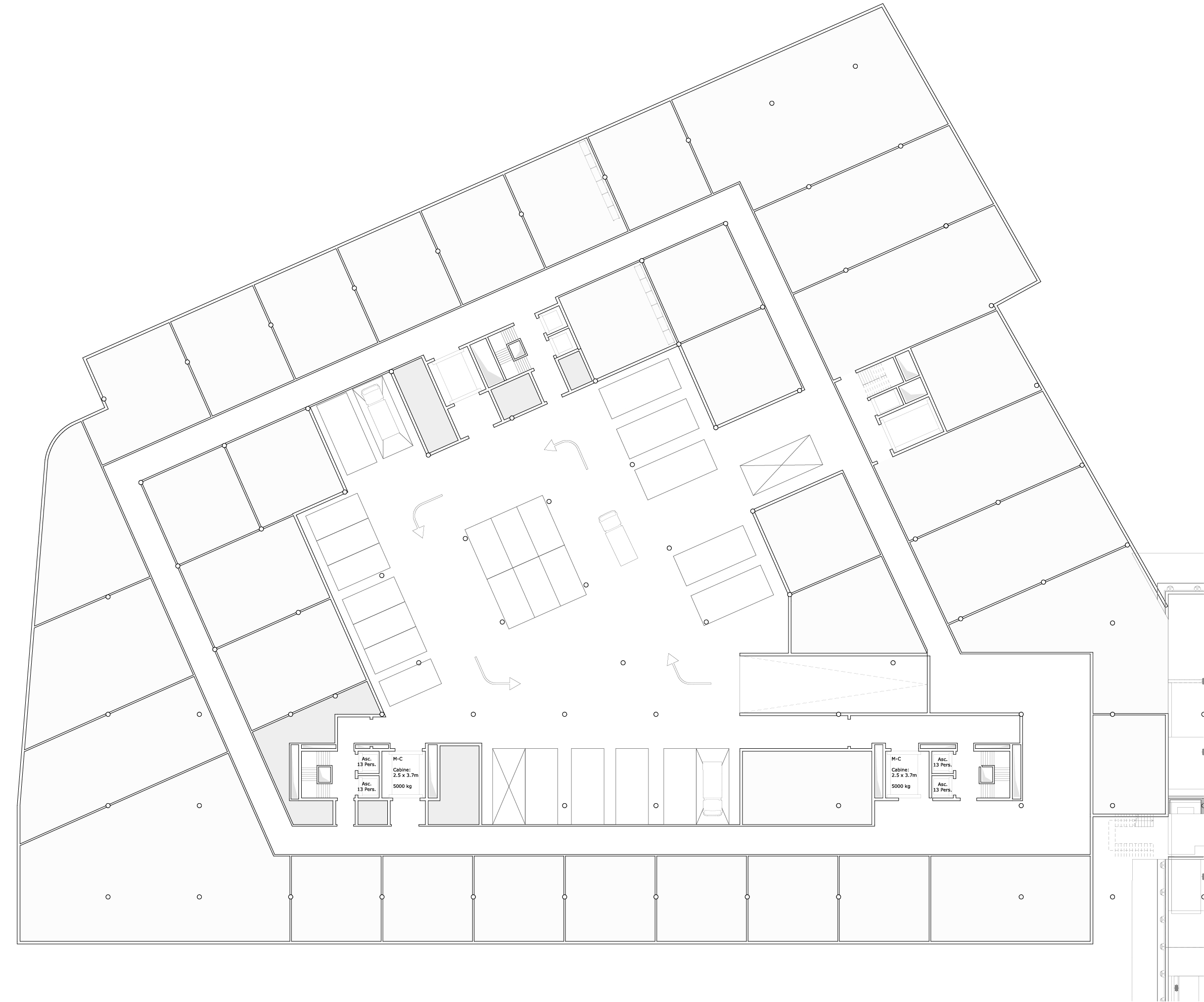 Plan sous-sol 2, Les Fabriques des Morgines, Petit-Lancy Genève